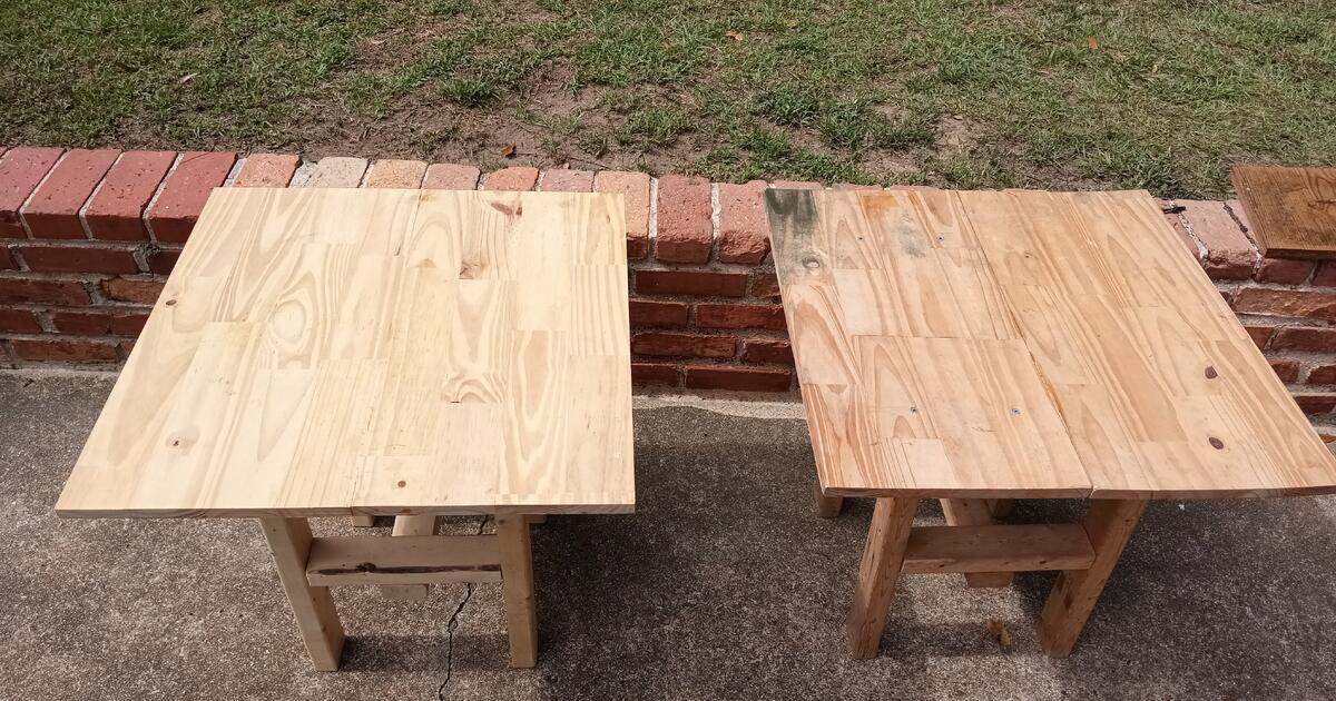 2 Solid Wood Tables For Sale for 40 in Montgomery, AL For Sale