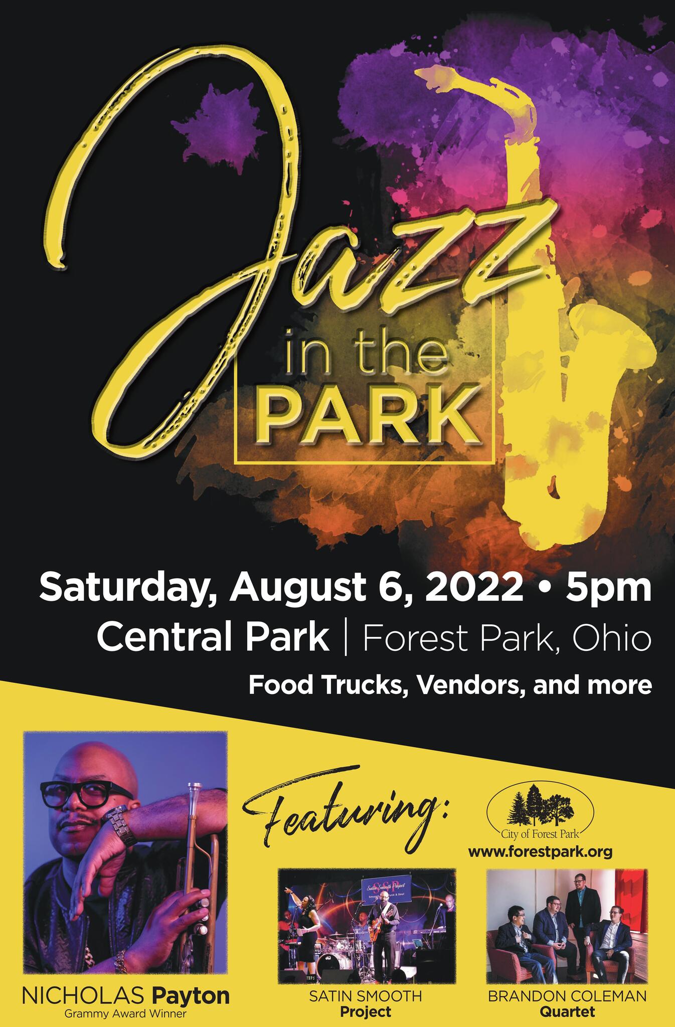 Jazz in the Park makes its triumphant return to Forest Park! (City of