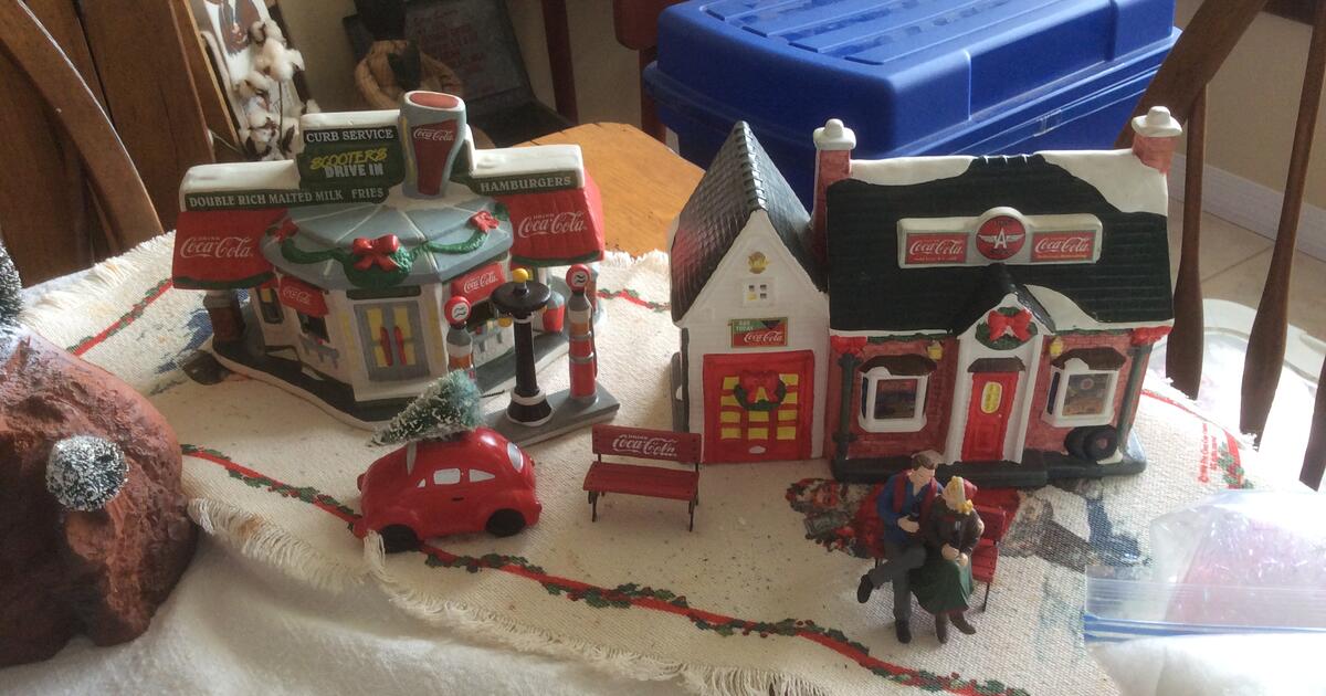 Coca cola christmas village for 50 in titusville fl for sale free