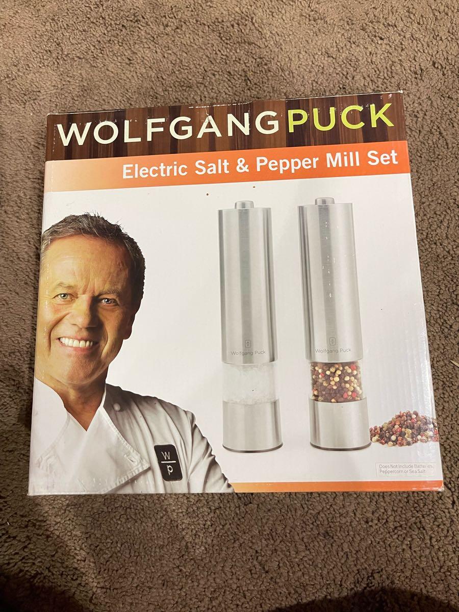 Wolfgang Puck Electric Salt & Pepper Mill Set