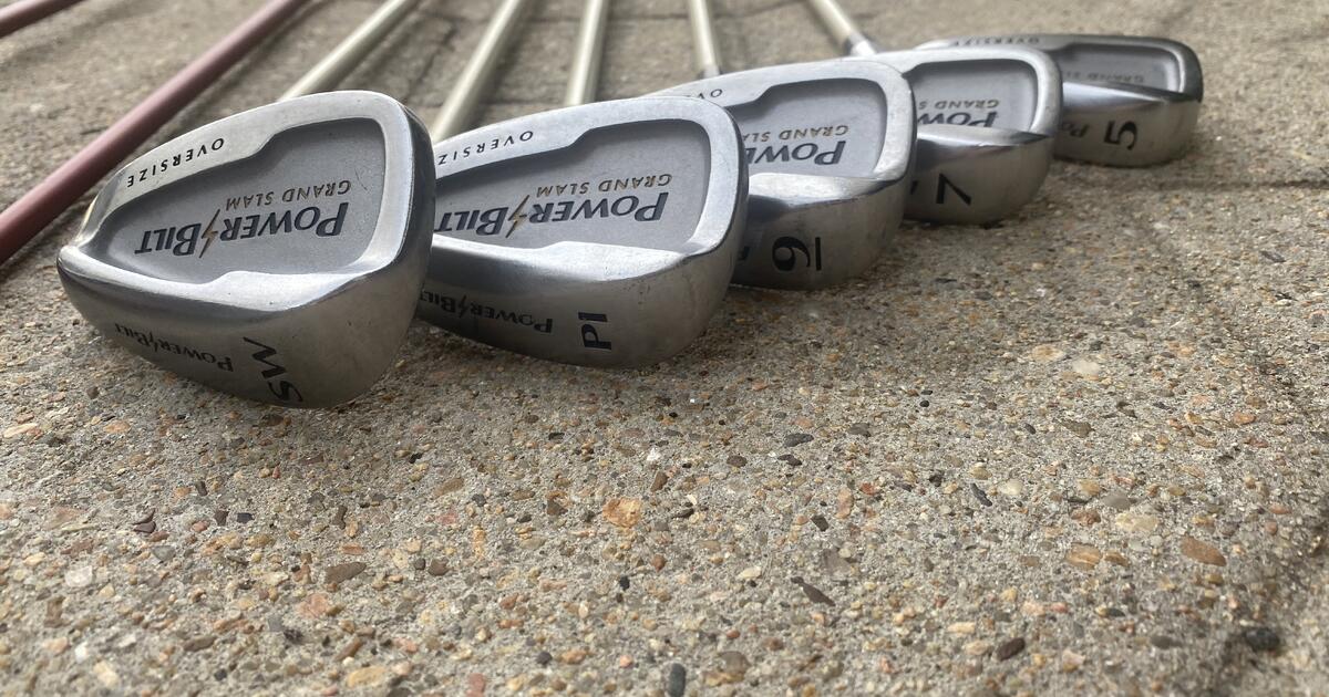 PowerBilt Women’s petite golf club set/Slazenger Driver and wood for