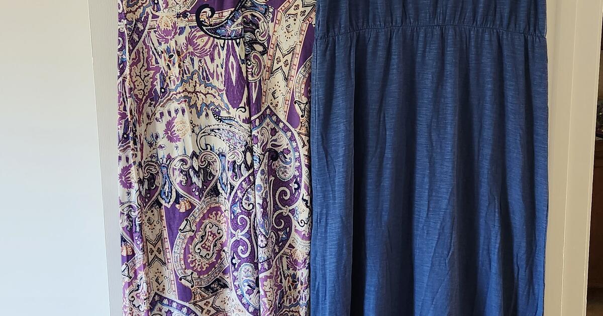 Two Chico's Maxi Dresses, size 1 for $25 in Danville, CA | Finds — Nextdoor