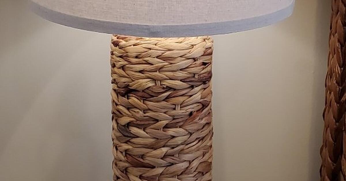 New Seagrass Table Lamp for 60 in Encinitas, CA For Sale & Free