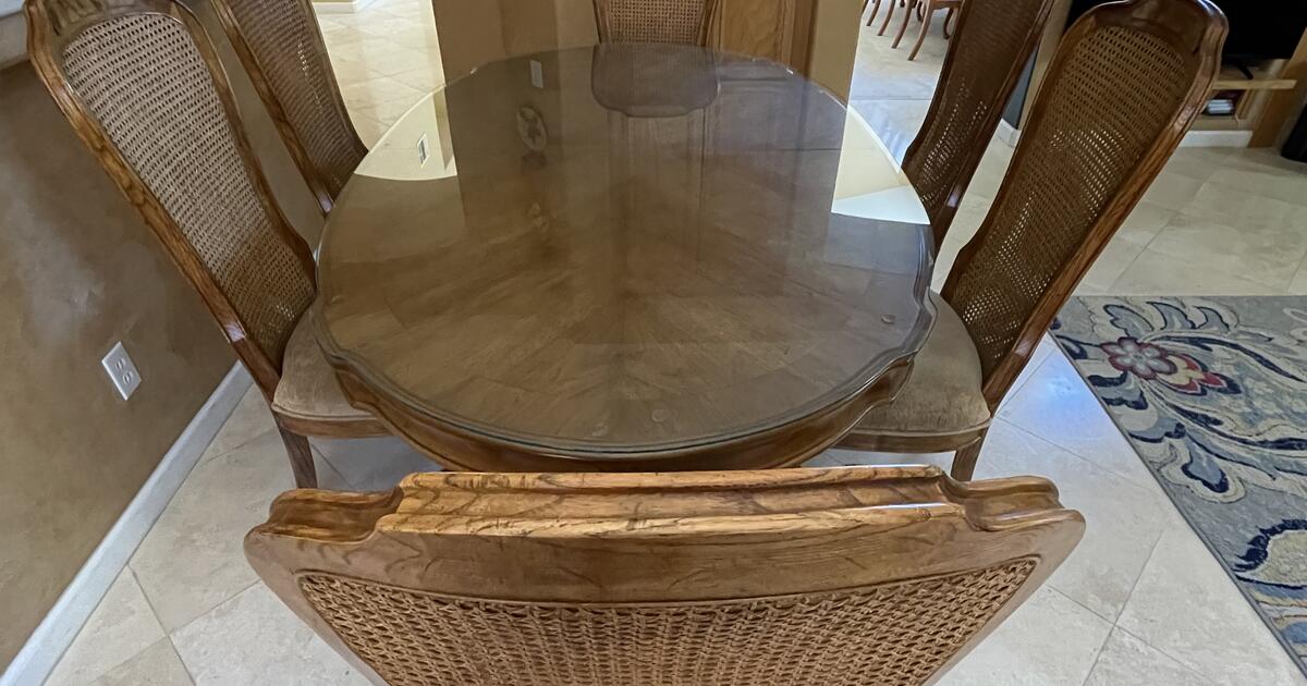 Absolutely Dining Table, 6 Chairs, and a custommade