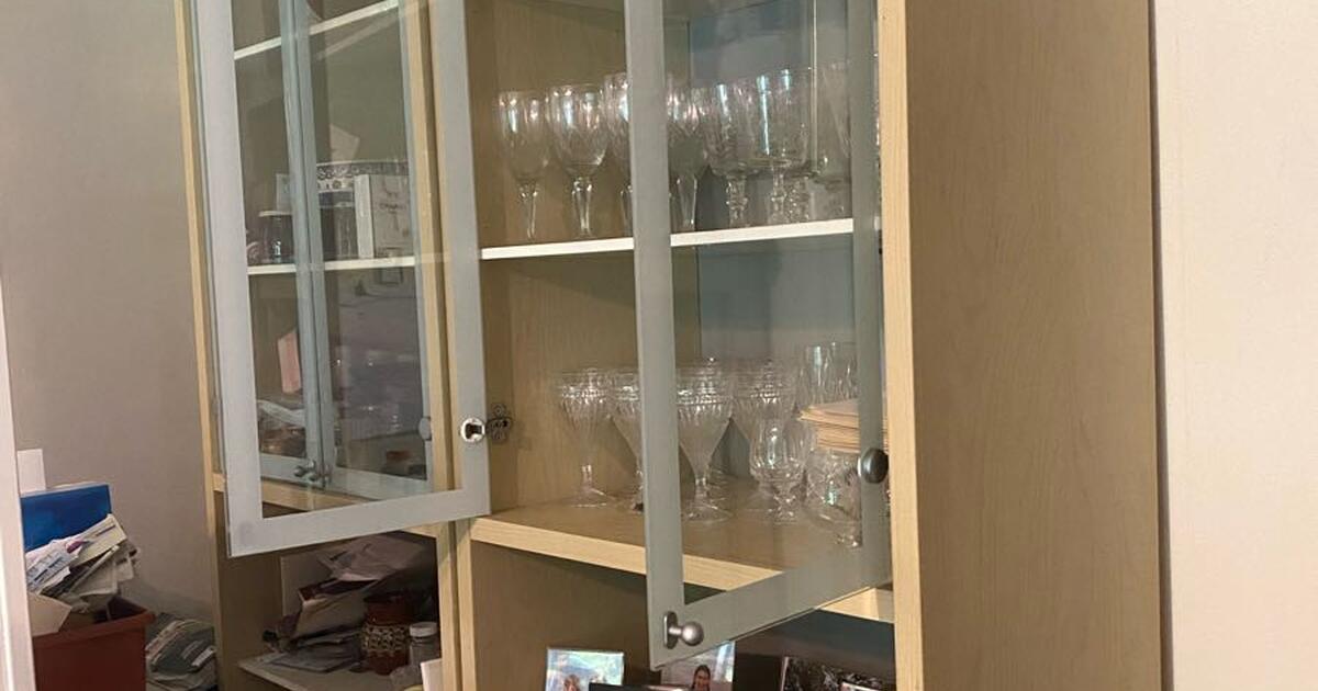 IKEA lighted glass door Curio cabinets for $50 in Pound Ridge, NY | For ...