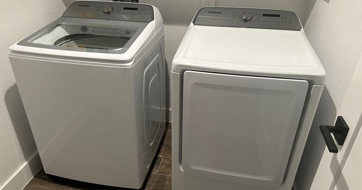 Samsung like new washer and dryer for 1295 in Austin, TX For Sale & Free — Nextdoor
