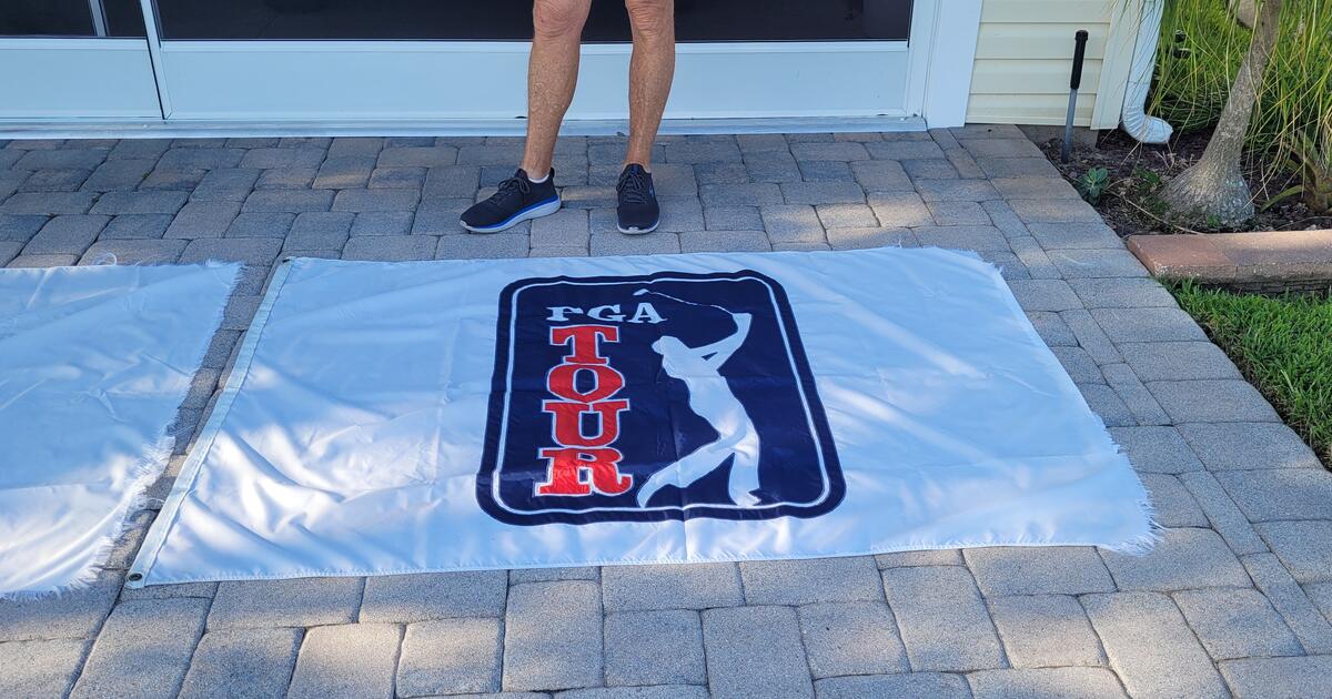 Official PGA Tour flags. for 20 in The Villages, FL For Sale & Free