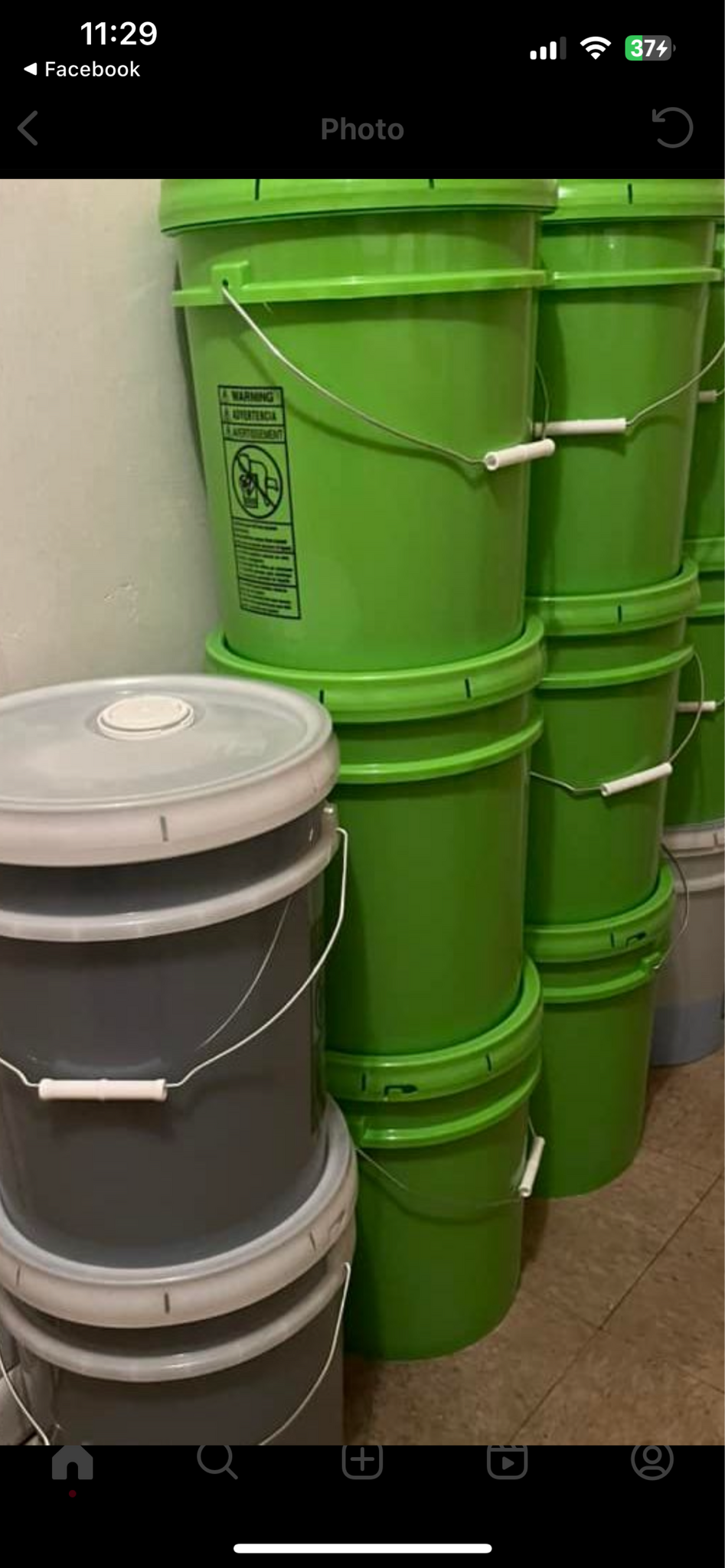 5 Gallon Buckets of Tide and Gain not watered down!!! Last a long time