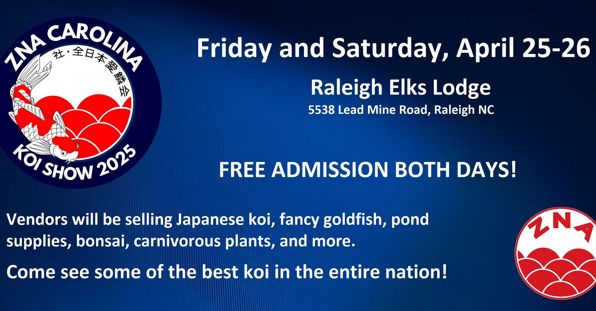 ZNA Carolina Koi Show