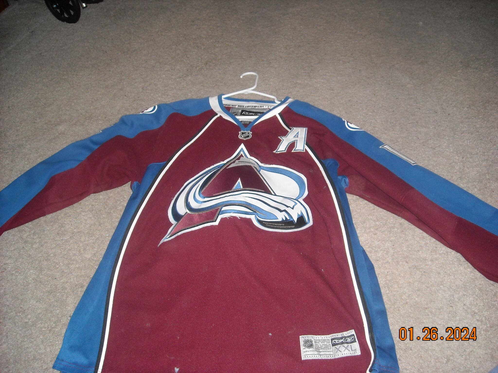 Avs Jersey for sale for $160 in Thornton, CO | For Sale & Free — Nextdoor