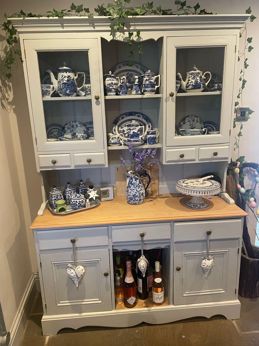 grey welsh dresser Old charm Welsh dresser in grey – Upcite main image 1