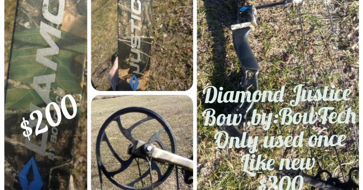 outdoor equipment& by Bowtech ( diamond justice) for 200 in Marysville, IN For Sale & Free