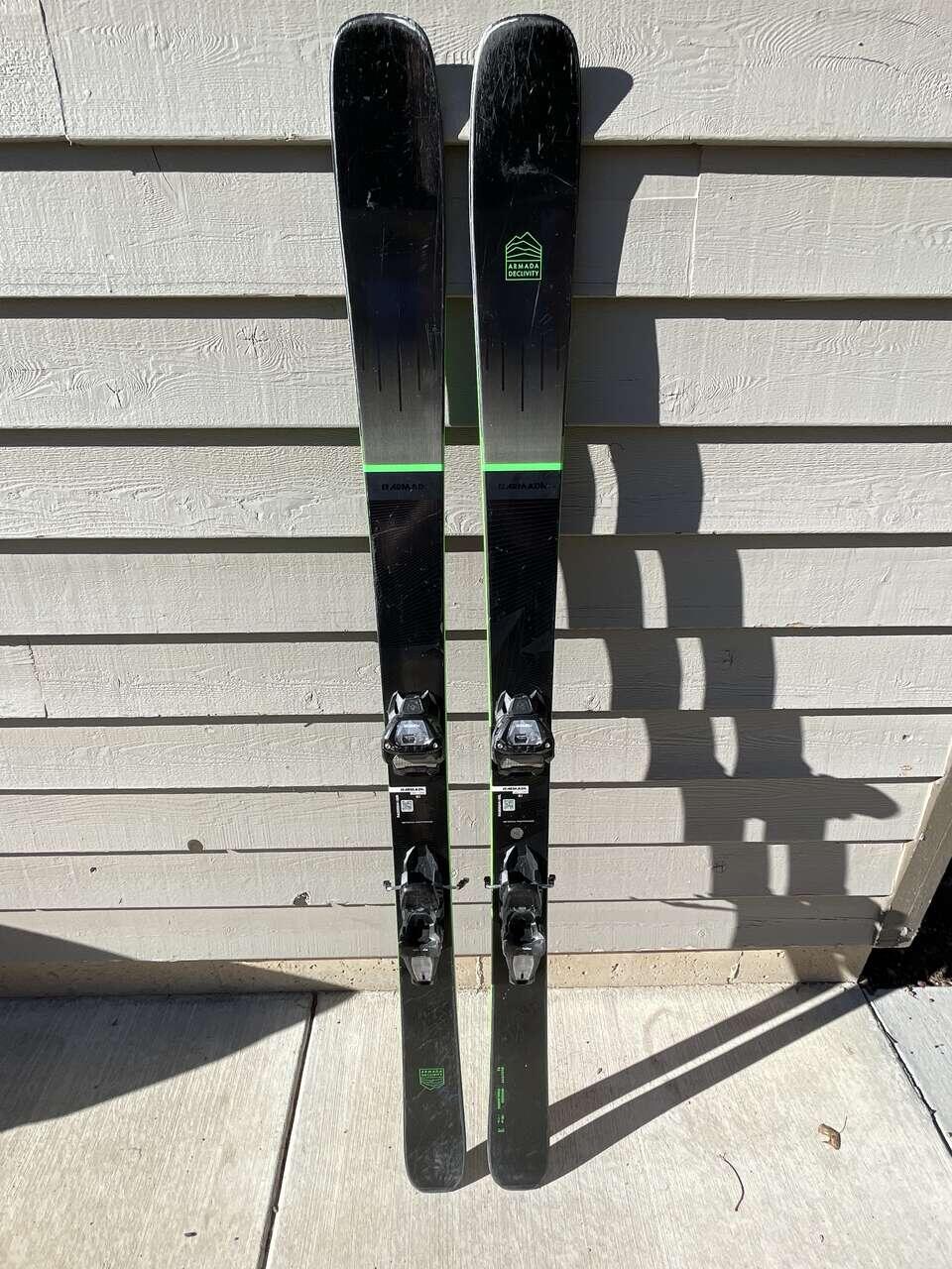 Armada Declivity 92 Ti Skis w Marker Griffin Bindings For 425 In