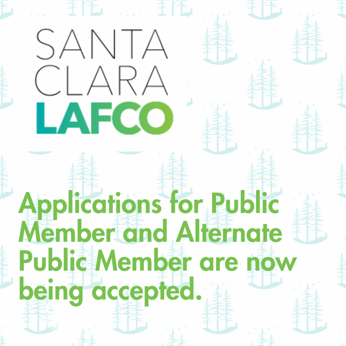 LAFCO is currently recruiting to fill the Public Member and Alternate Public Member positions on