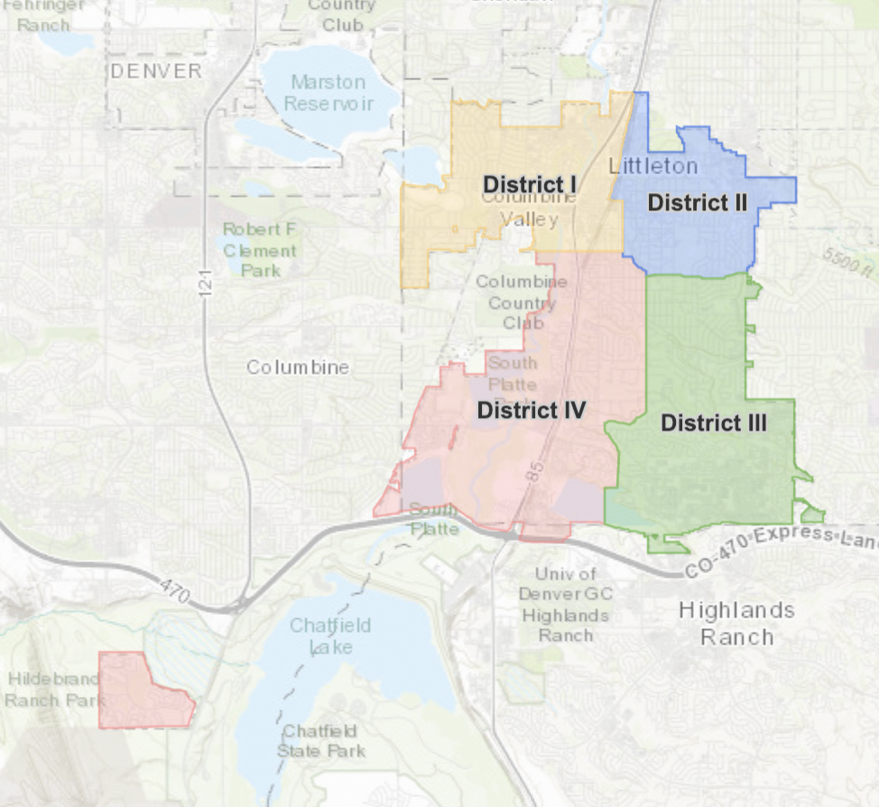 Littleton's four city council districts are undergoing a citizen-led ...