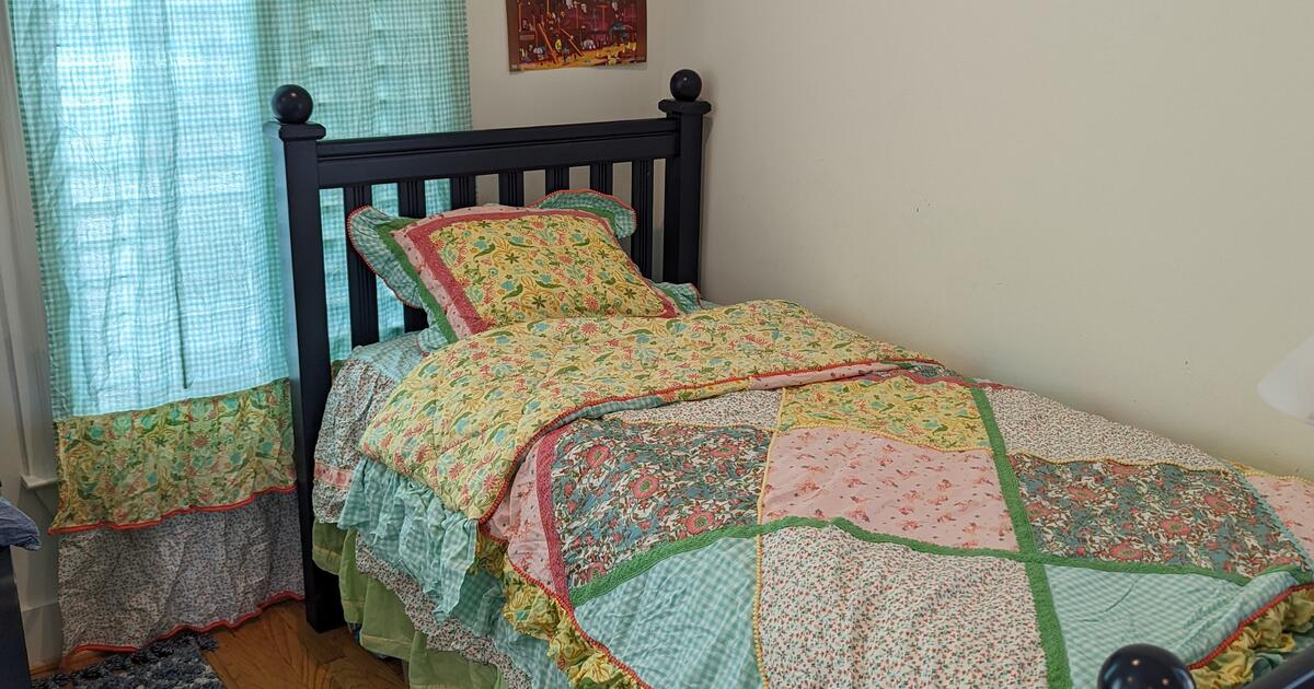 TWIN Matilda Jane Bedding comforter, sheet, sham, bedskirt & curtain ...