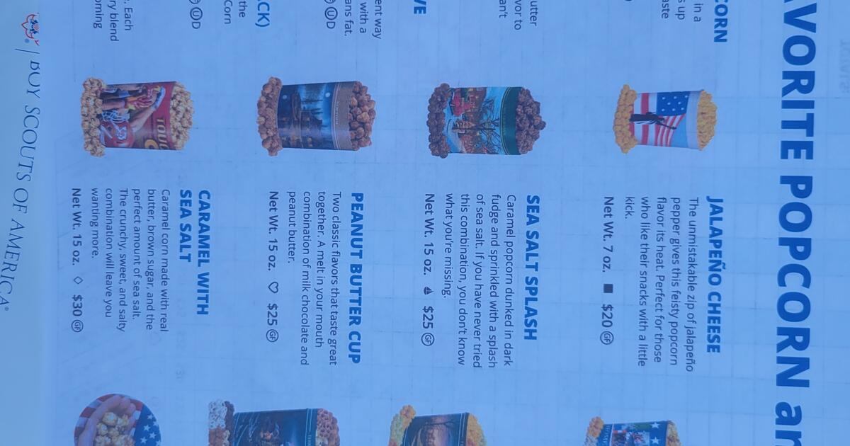 Selling Boy Scout/ Cub Scout popcorn. for 15 in Wichita, KS For Sale