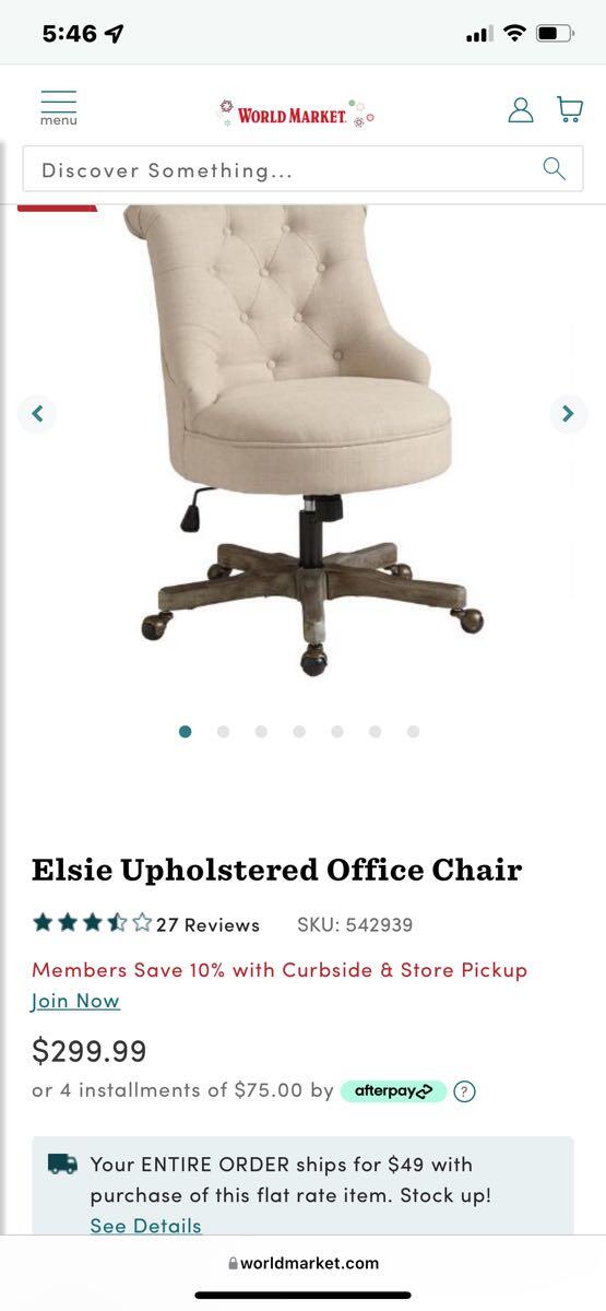 world market elsie chair