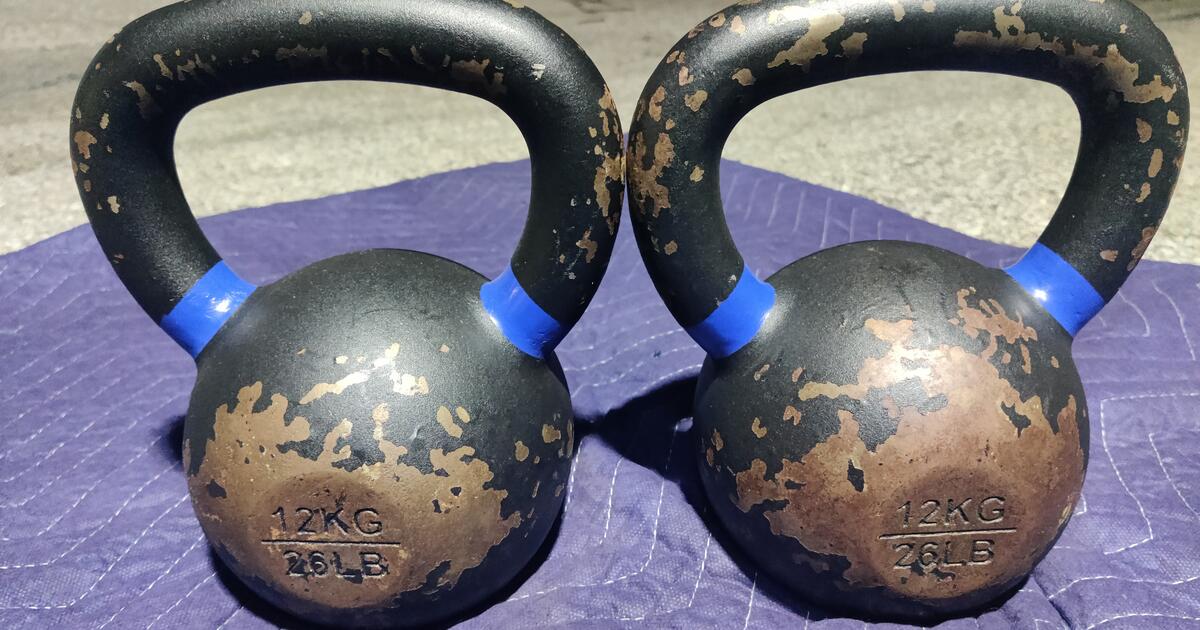 Pair of 26 Lb Kettlebells for $78 in Carmel, IN | For Sale & Free ...