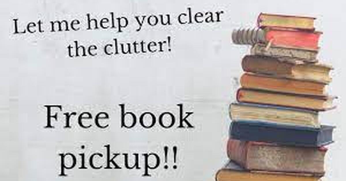 I will pick up all of your unwanted books for free in manor tx for