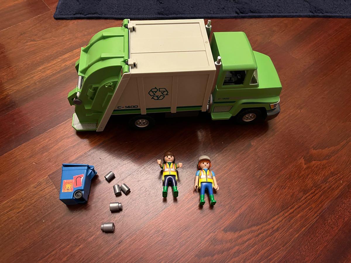 lindre undersøgelse kassette Recycling Truck Green - Playmobil 5679 For $15 In Alamo, CA | For Sale &  Free — Nextdoor