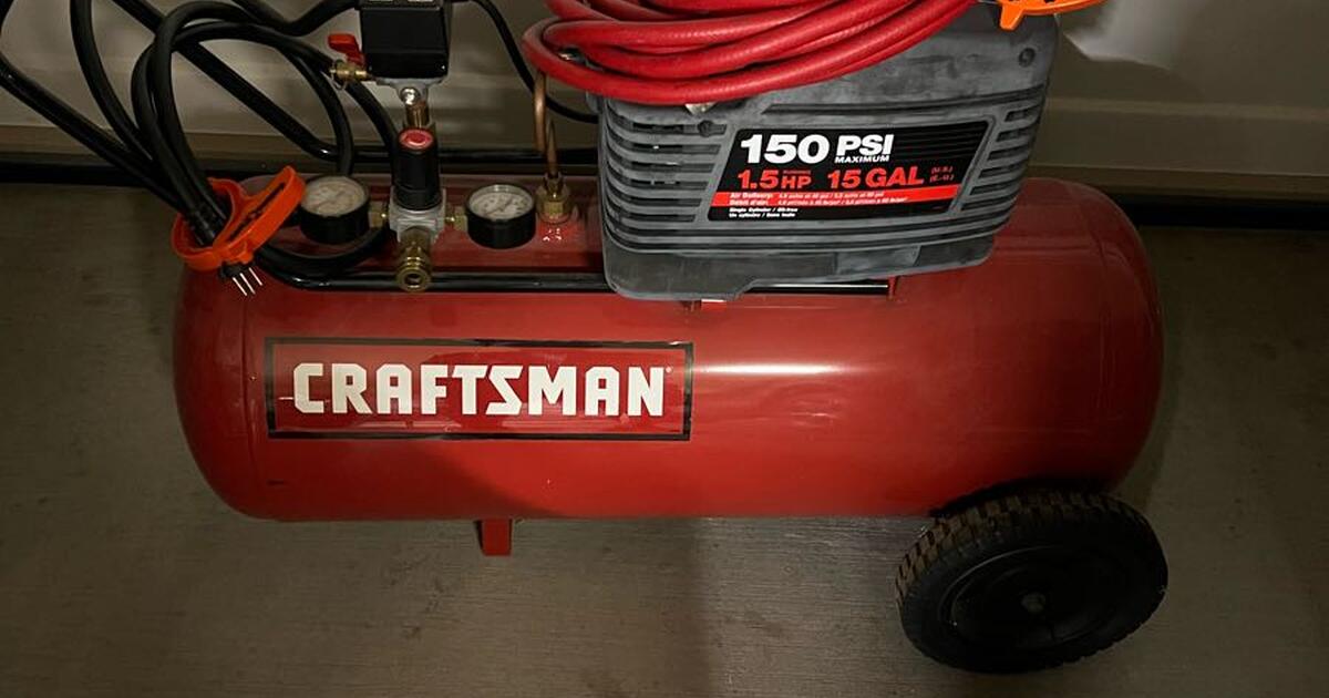 Craftsman 15 gallon 150 psi air compressor for 150 in mesquite nv