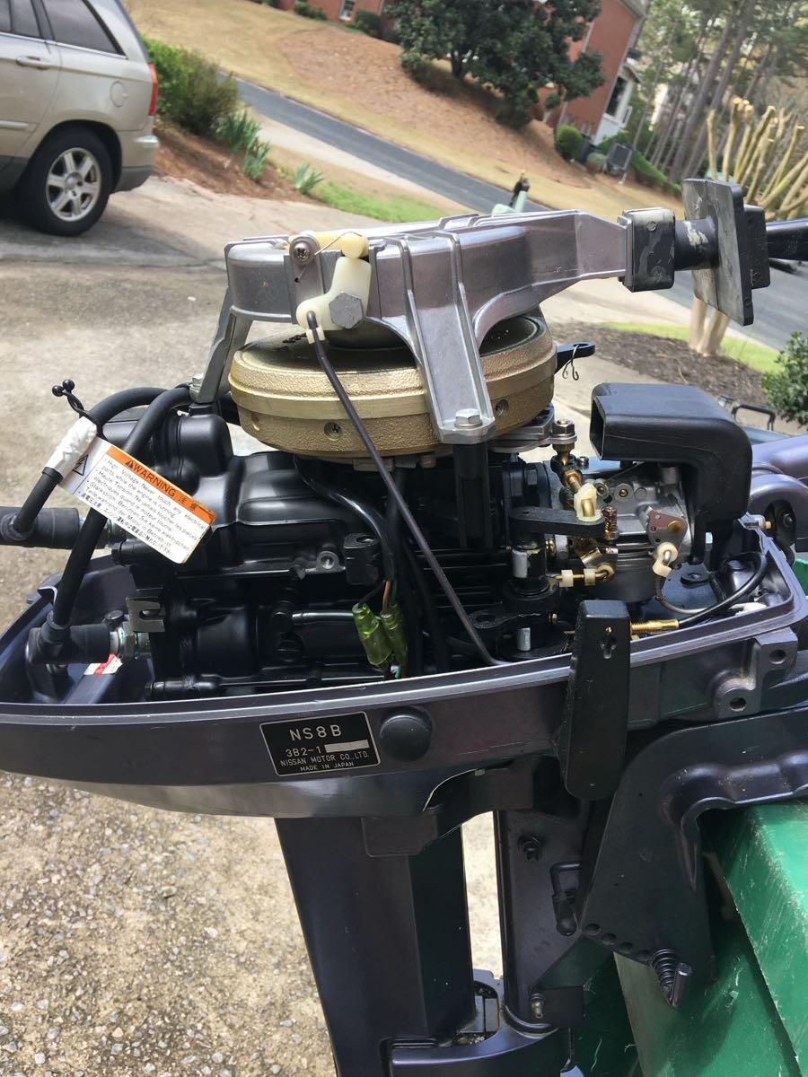 8 Hp 2-stroke boat motor Nissan $500 for $500 in Alpharetta, GA | For ...