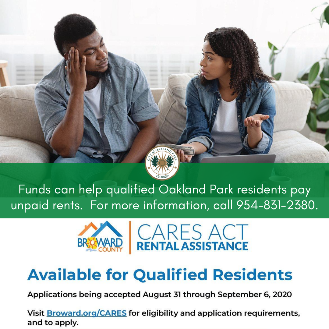 City of Oakland Park Broward County Cares Act Rental Assistance Funds