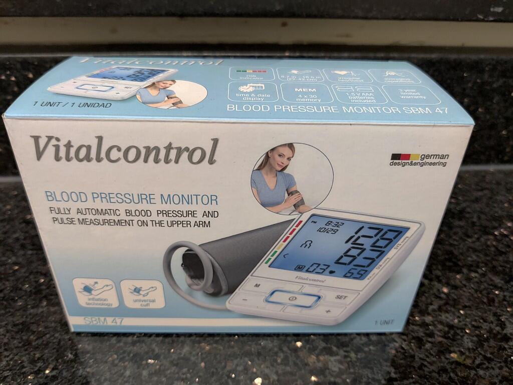 vitalcontrol blood pressure monitor