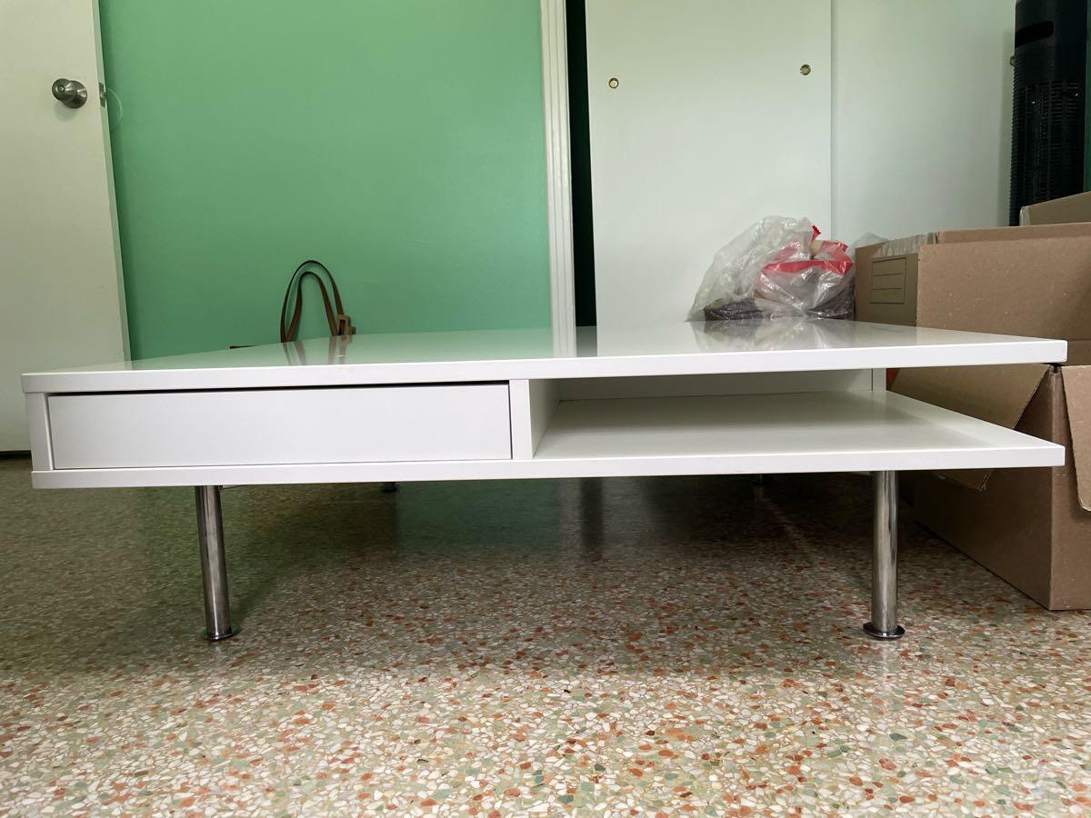 IKEA - TOFTERYD Coffee Table, High Gloss White For $50 In Tampa