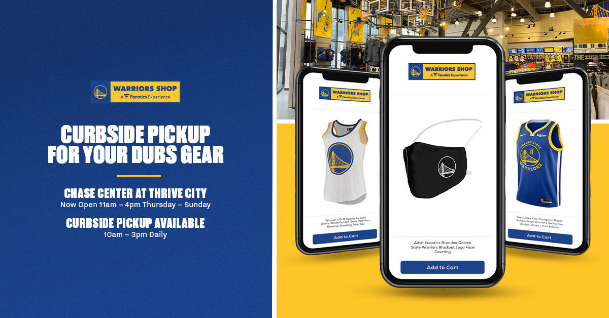 chase center warriors store