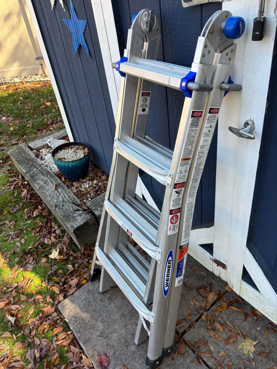 Werner 17ft Multi-purpose Aluminum Ladder