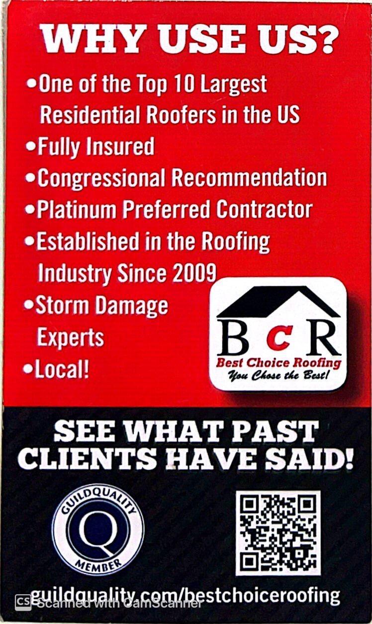 Roof Replacement & Free Inspections - Best Choice Roofing