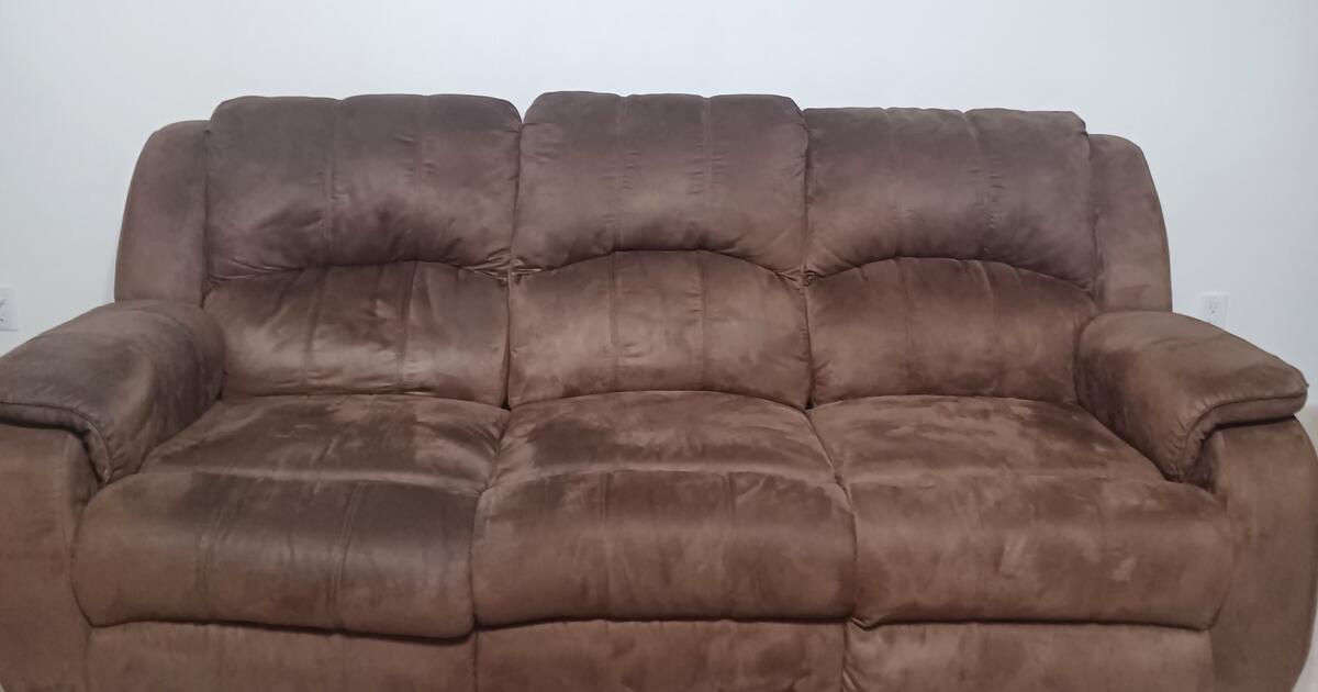 Three Pieces 2 Reclining Couches And 1 Reclining Sofa for 250 in Fort