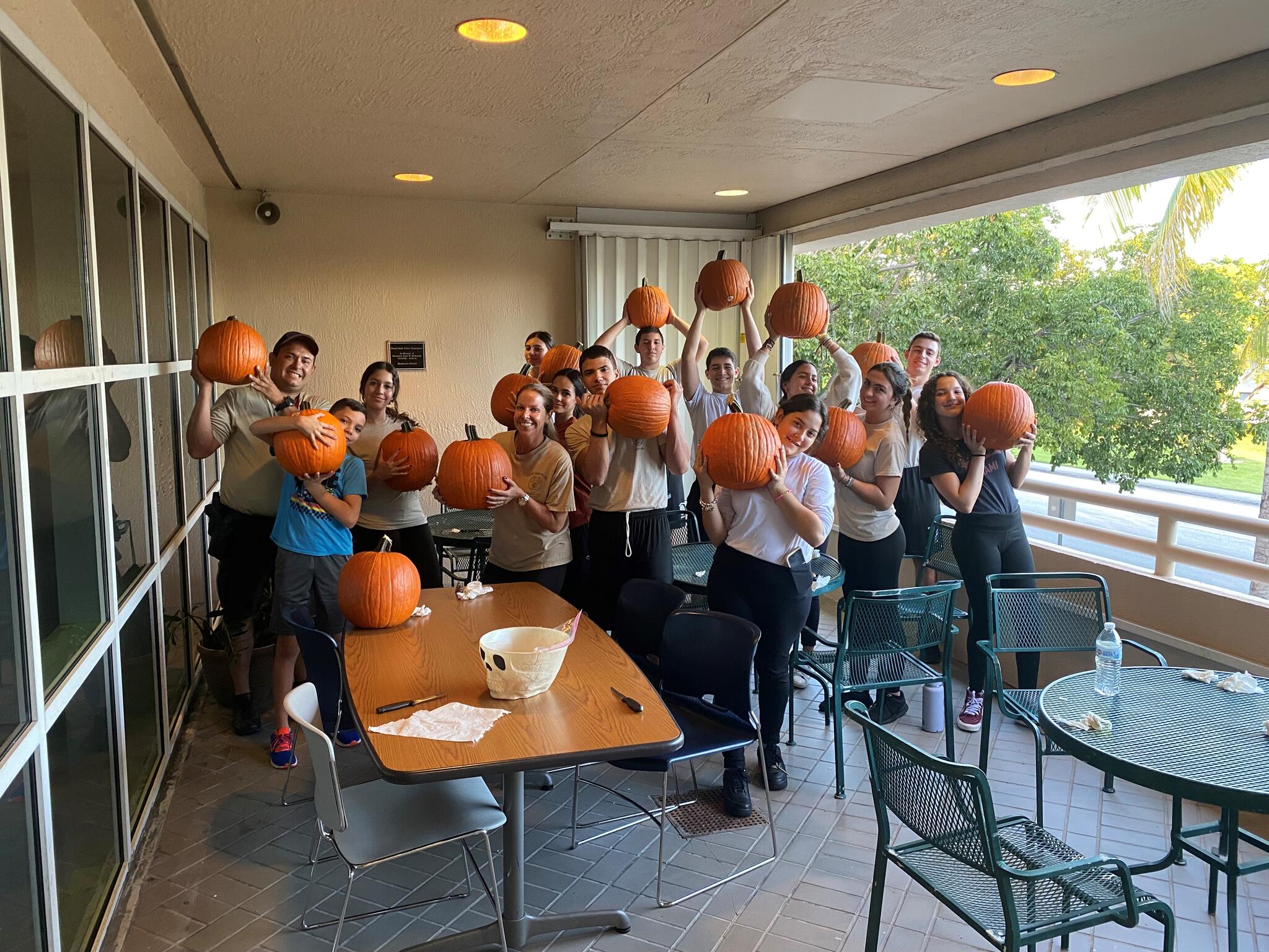 Hammocks Police Explorer Post 800 Pumpkin Carving Celebration (Miami