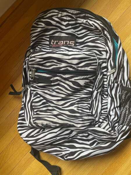 Jansport zebra backpack online