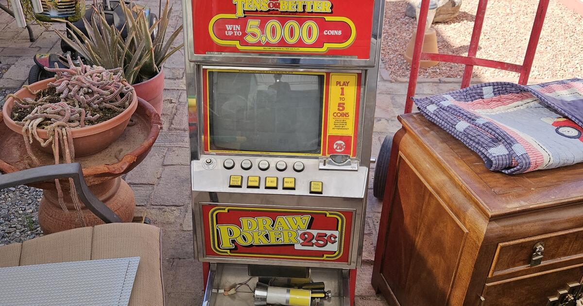 real, genuine, antique video poker machine for Free in Yuma, AZ For Sale & Free — Nextdoor
