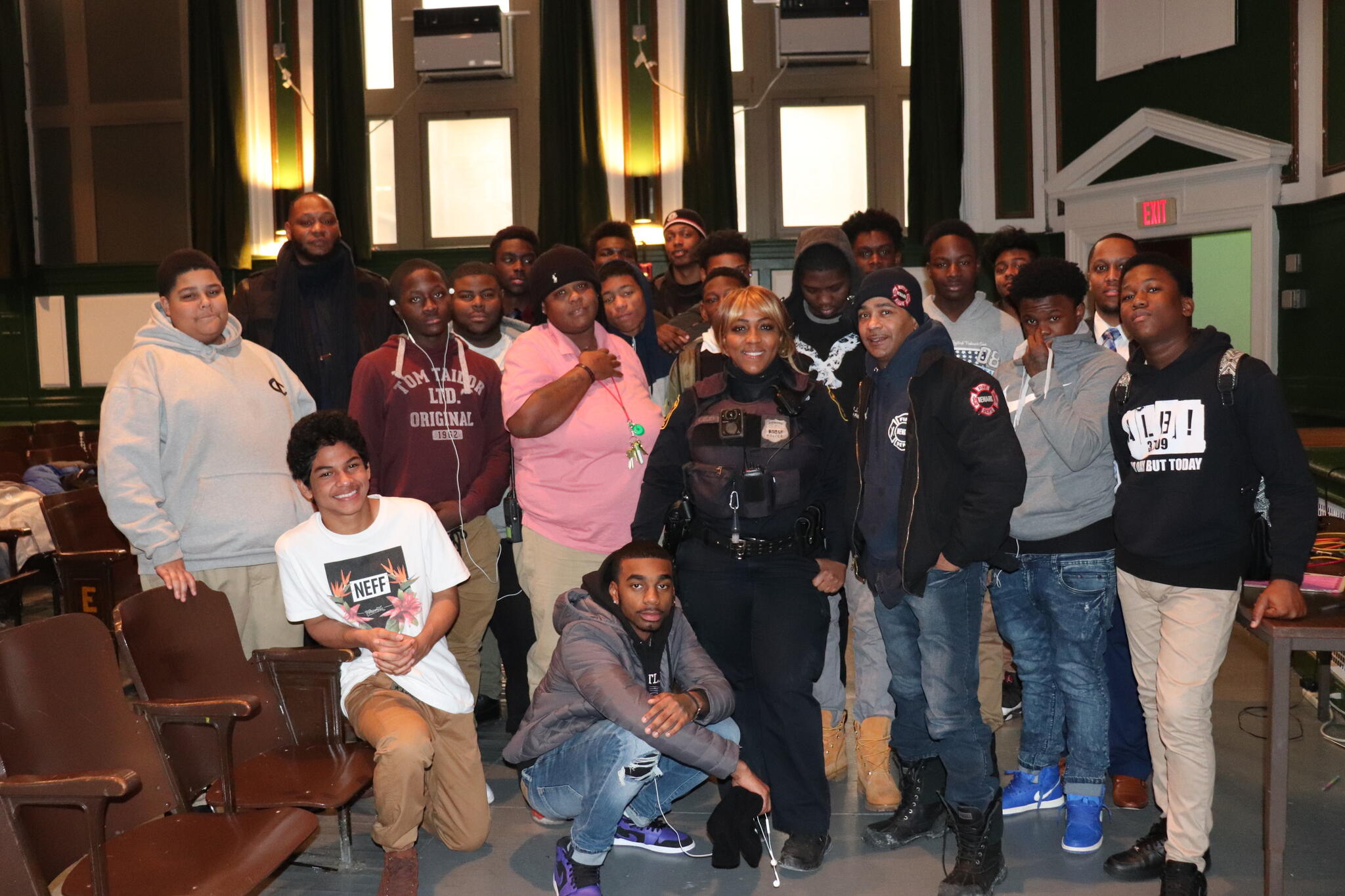 1st Precinct Boys To Men Discussion Regarding Law Enforcement At West