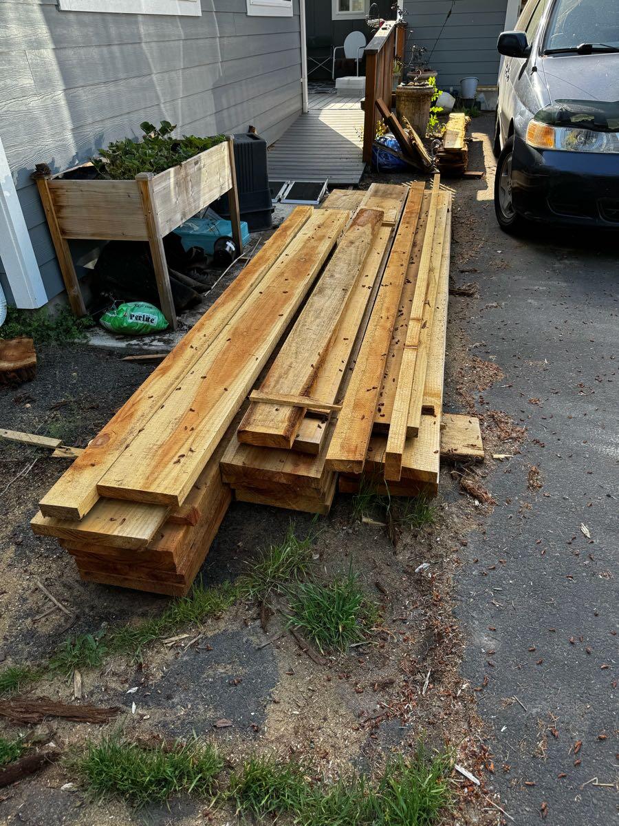 Redwood lumber for 50 in Newberg, OR For Sale & Free — Nextdoor