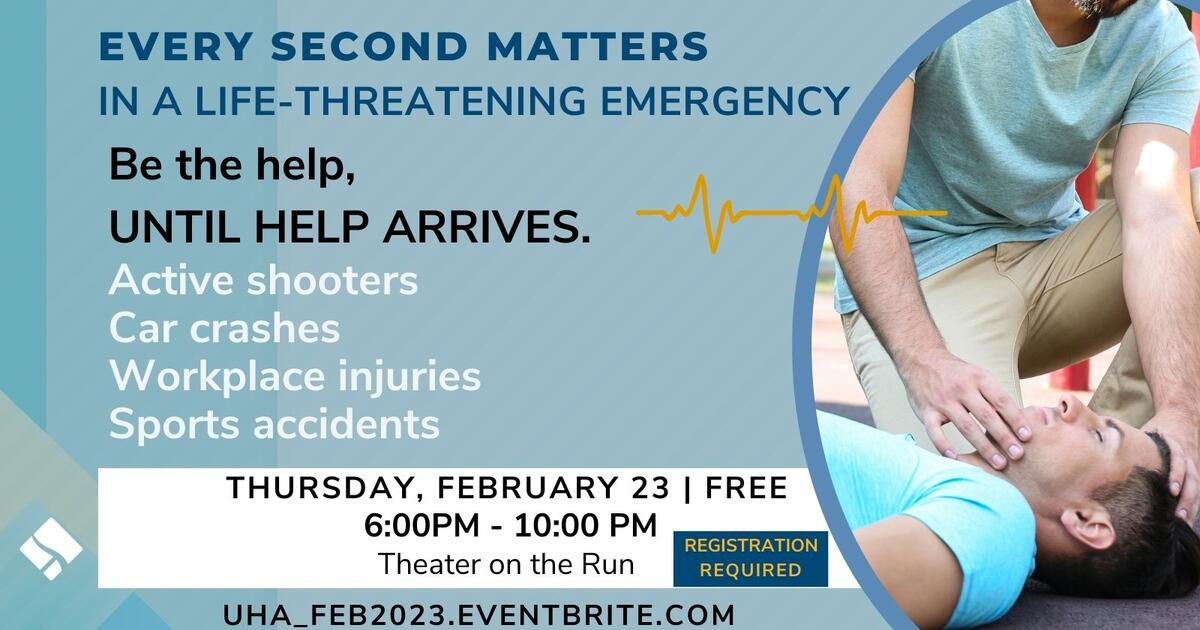 Learn new skills to save lives in emergencies such as shootings and car ...