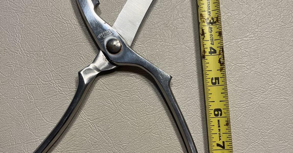Hoffritz stainless steel utility shears. Made in Italy. for 10 in