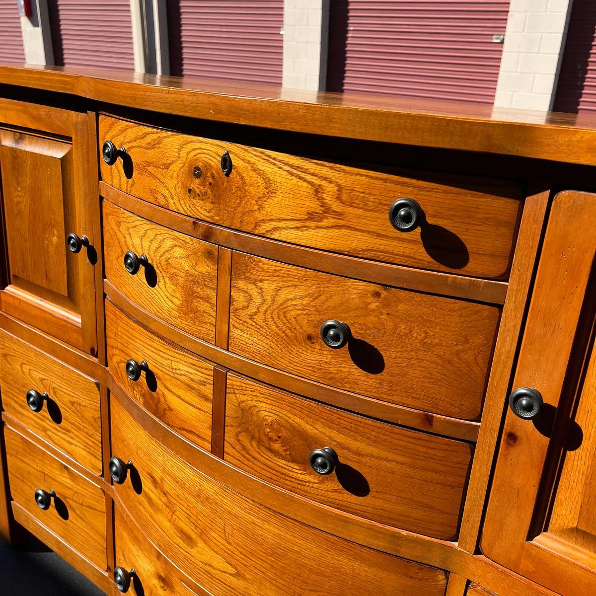 Broyhill Continental Tapestry Collection Tall Dresser / Credenza for