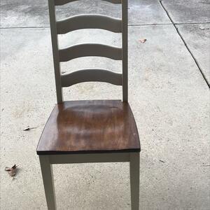 4 Wooden Ladder Back Chair