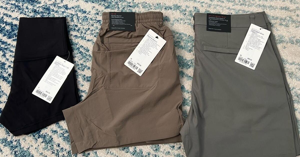 New Lululemon Shorts for 45 in Albuquerque, NM For Sale & Free