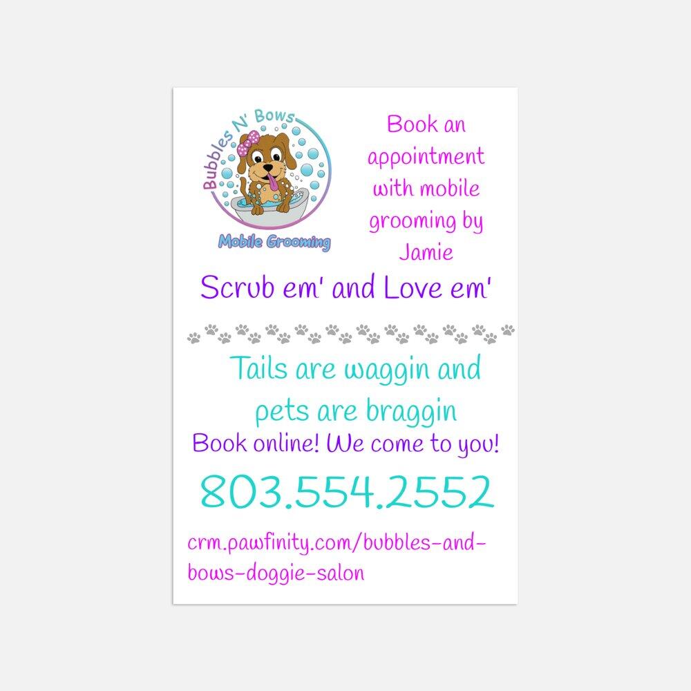 Book Now! - Bubbles Pet Spa