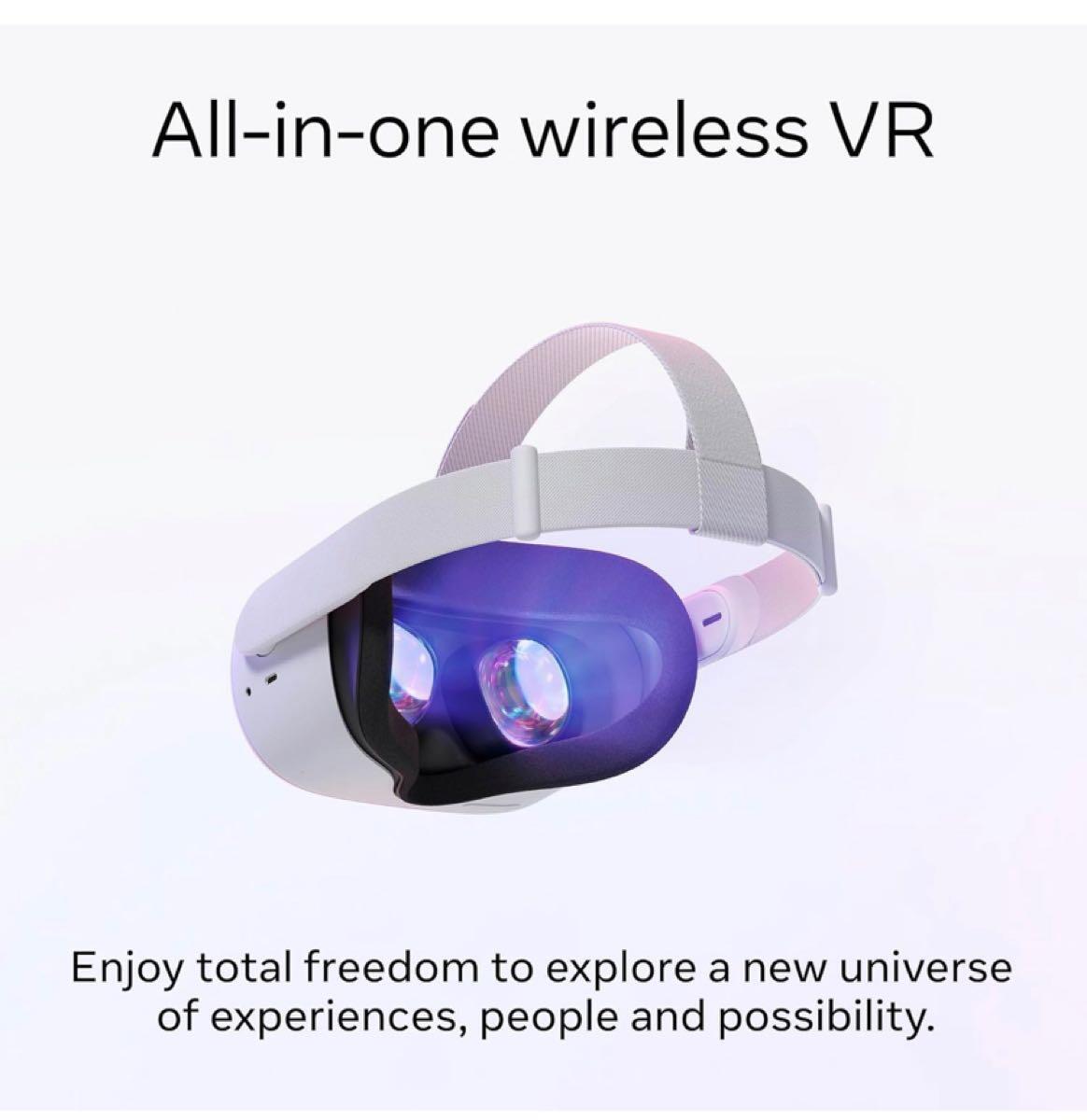 Oculus Quest 2 Advanced All-in-One Virtual Reality Gaming VR Headset