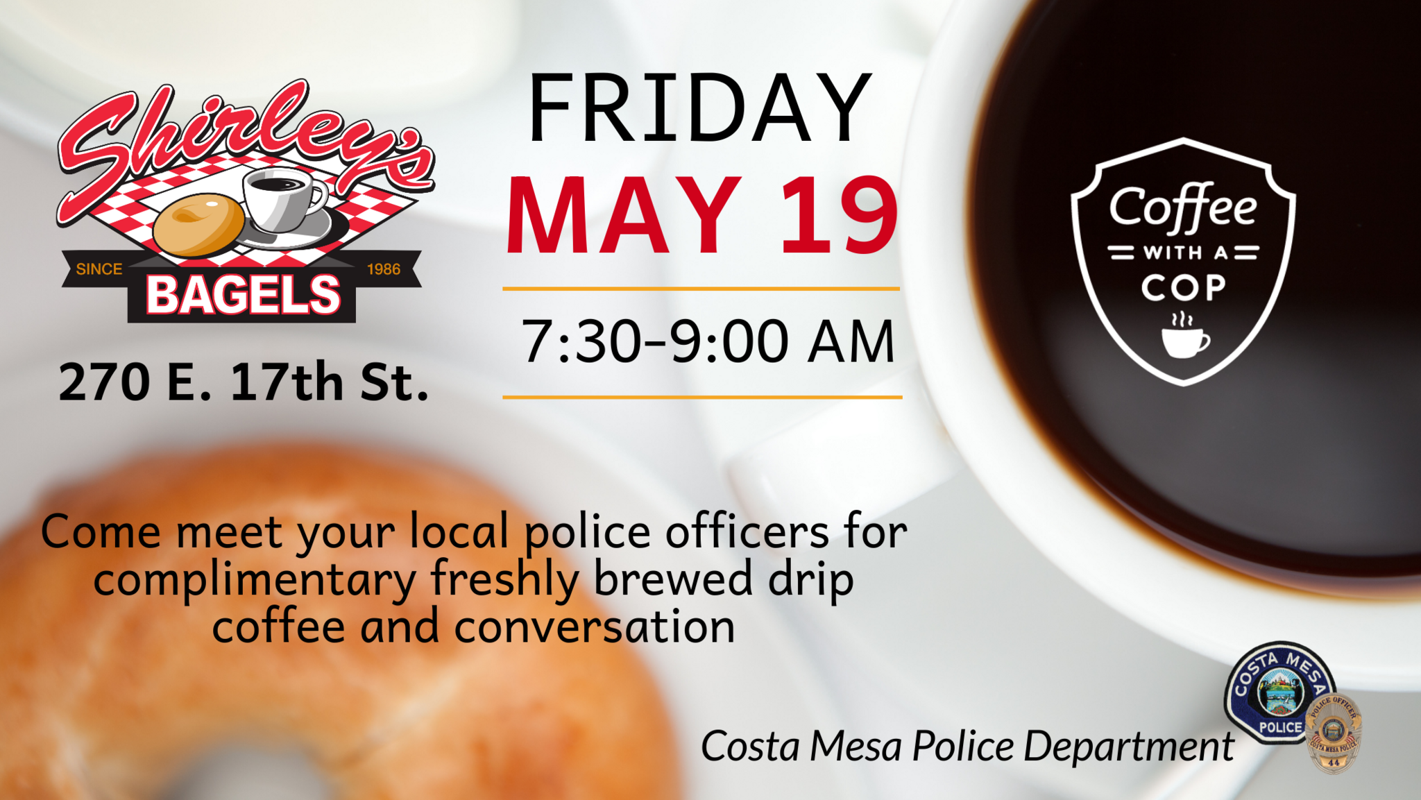 Costa Mesa Police on X: Coffee with a Cop today at the Nordstrom