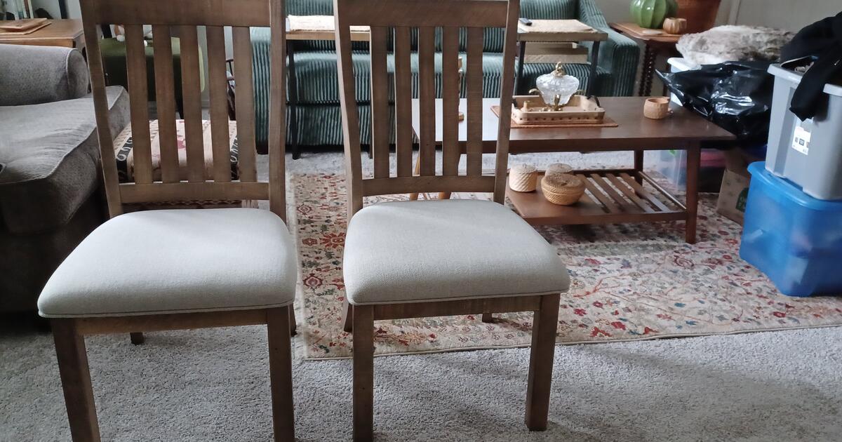 Two Ashley Home Furnishings Dining Room Chairs for 50 in Port Hadlock, WA For Sale & Free