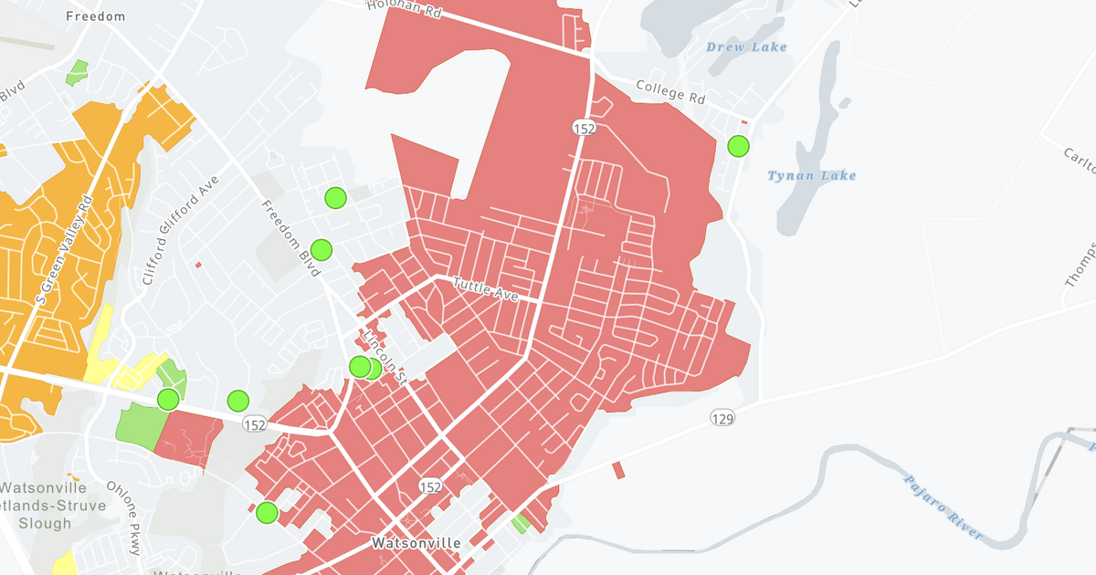 We are experiencing widespread outages in Watsonville caused by the