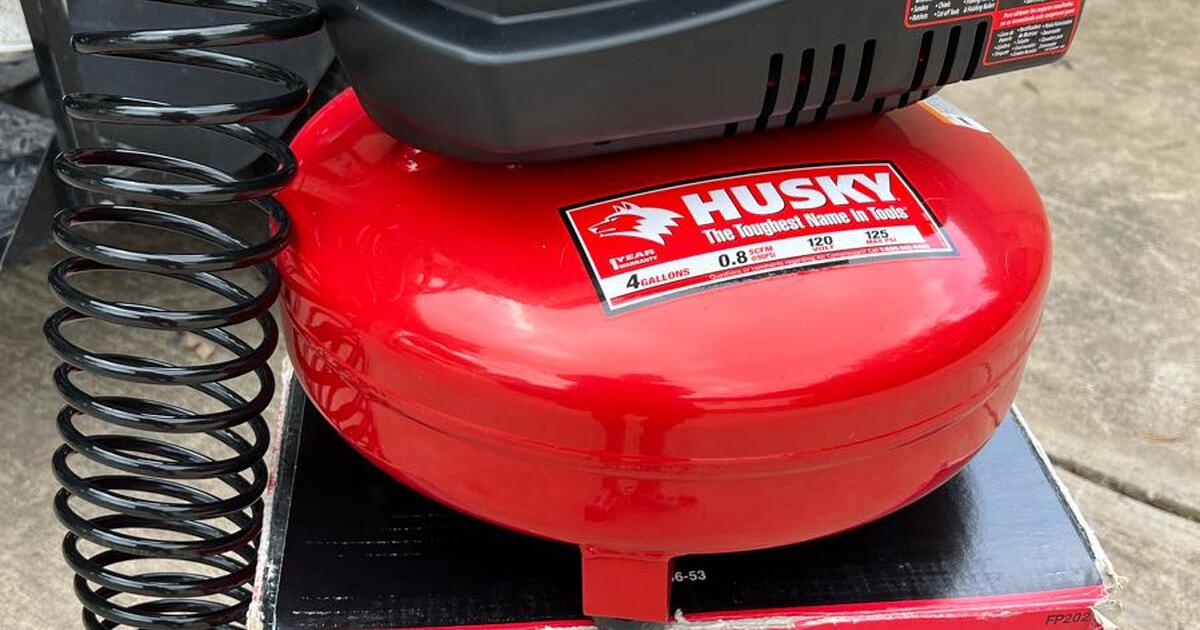 Husky pancake AIR COMPRESSOR for 75 in Rockwall, TX Finds — Nextdoor